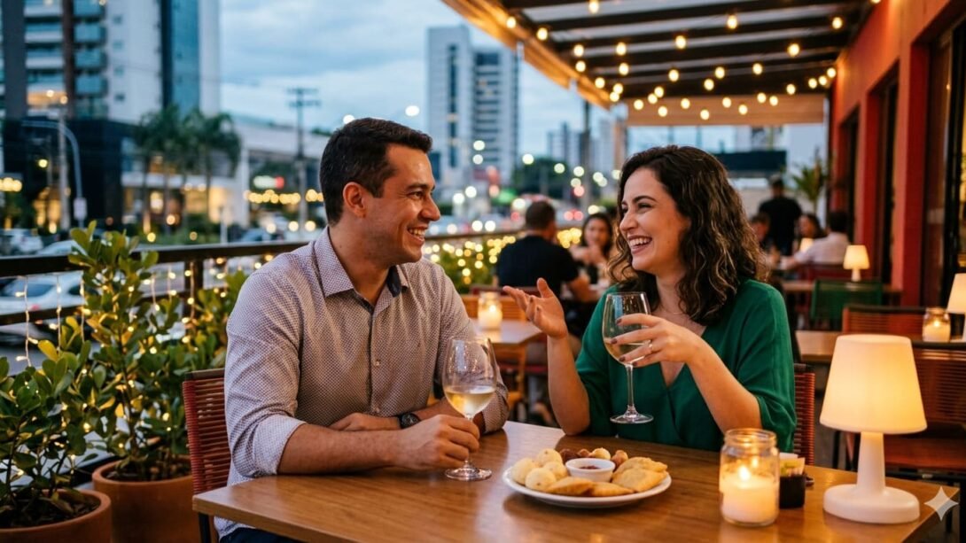 encontro com uma mulher
